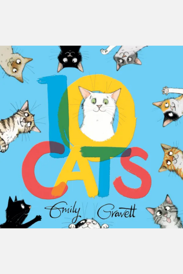10 Cats by Emily Gravett Children's Book