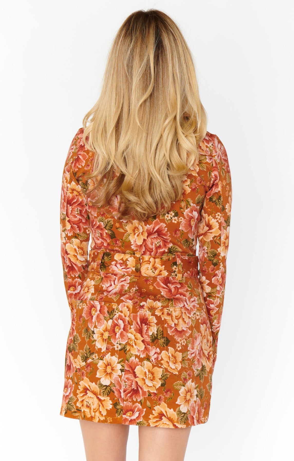 outlaw long sleeve dress Show Me Your Mumu Outlaw Long Sleeve Dress in Garden Harvesst Denim – CHROME