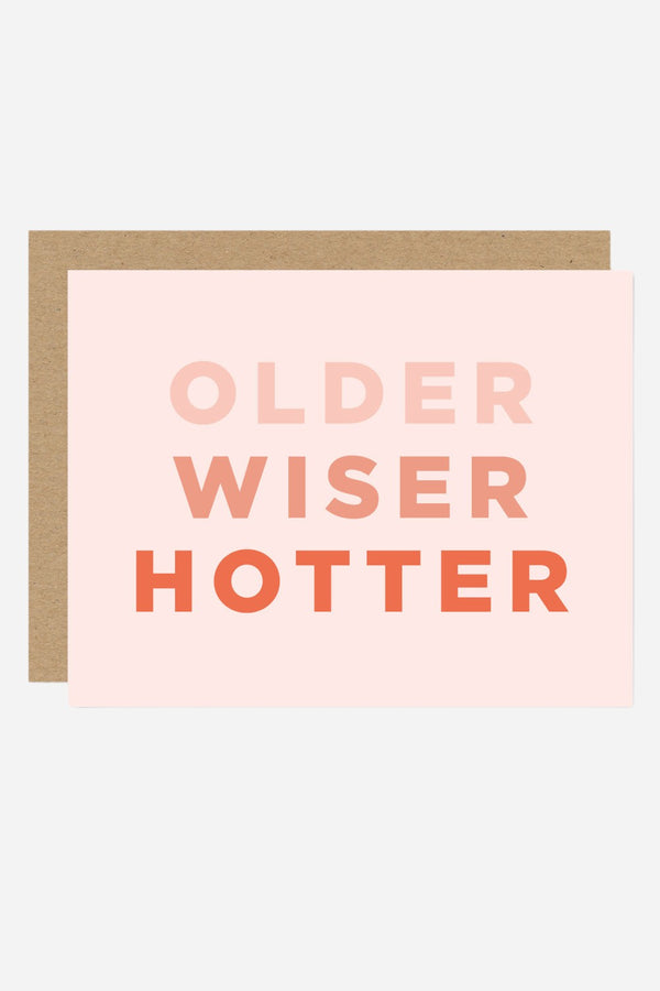 Maddon Older Wiser Hotter Card