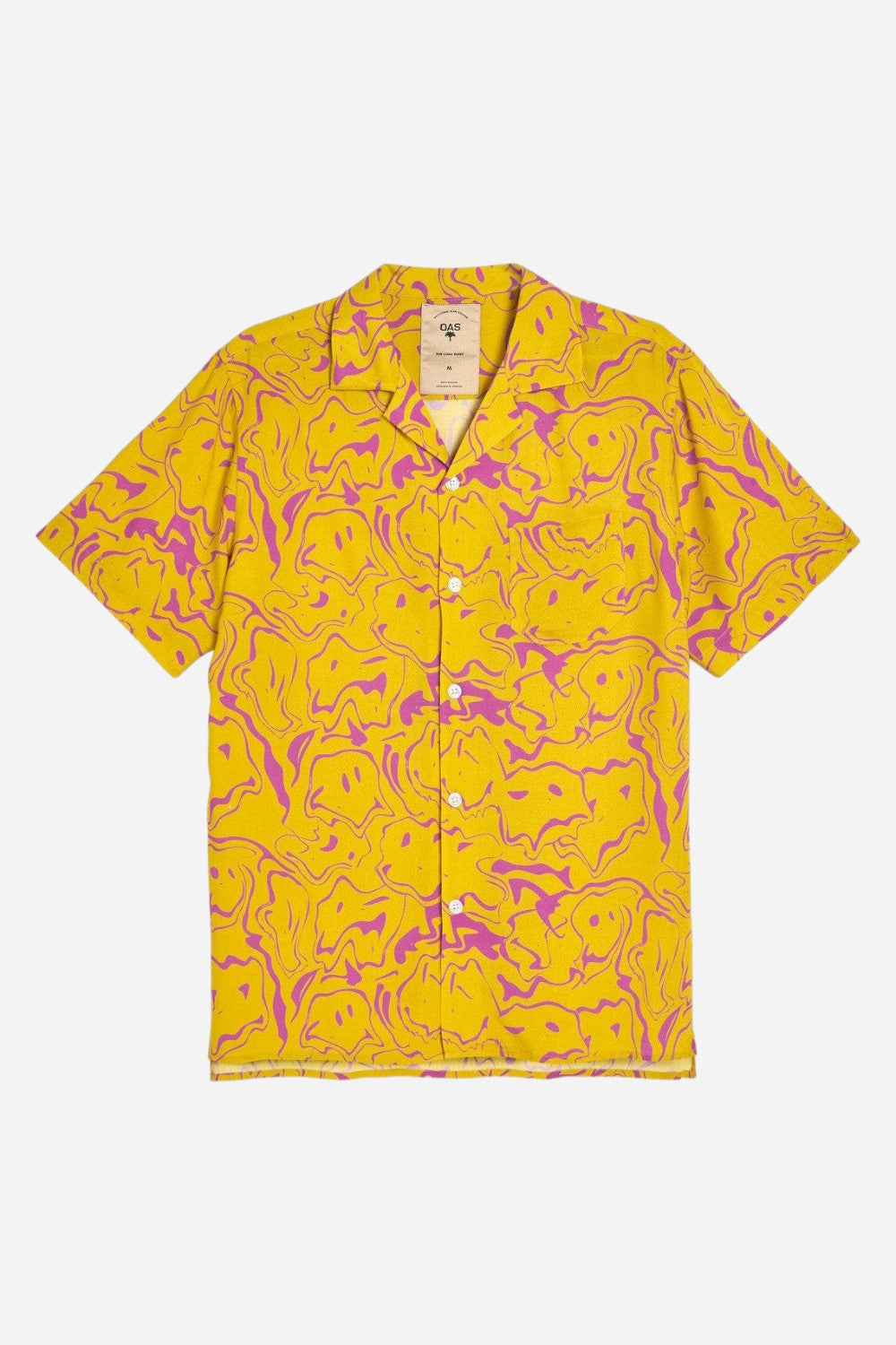 OAS Mashed Viscose Shirt – CHROME