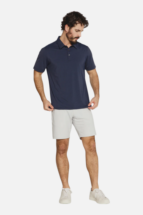 7 Diamonds Men's Dawn Patrol Polo in Navy