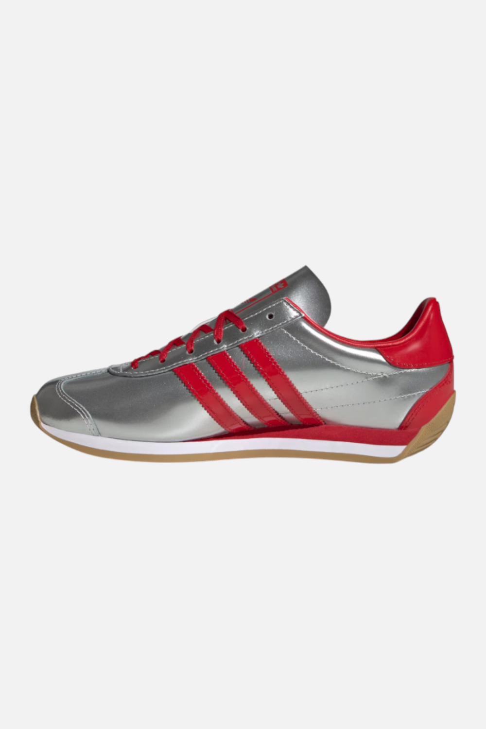 adidas Country OG Shoes - Women's - Silver / Better Scarlet Red / Cloud White