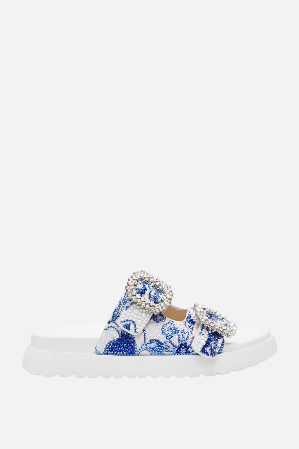 Betsey Johnson SB-Matie 6 Women's White-Blue