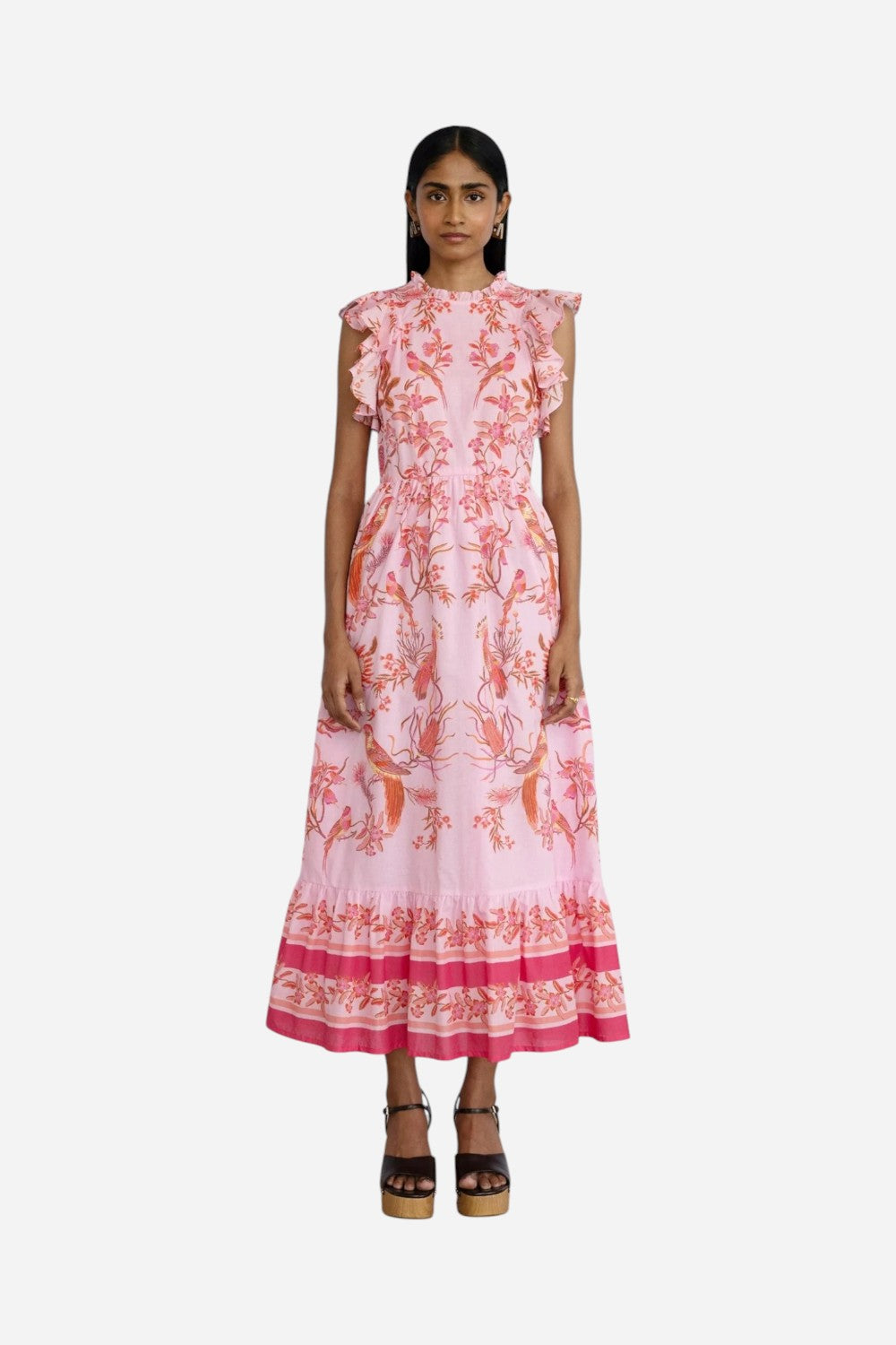 banjanan pink mist hannah dress Banjanan Hannah Dress in Botany Pink Mist  CHROME