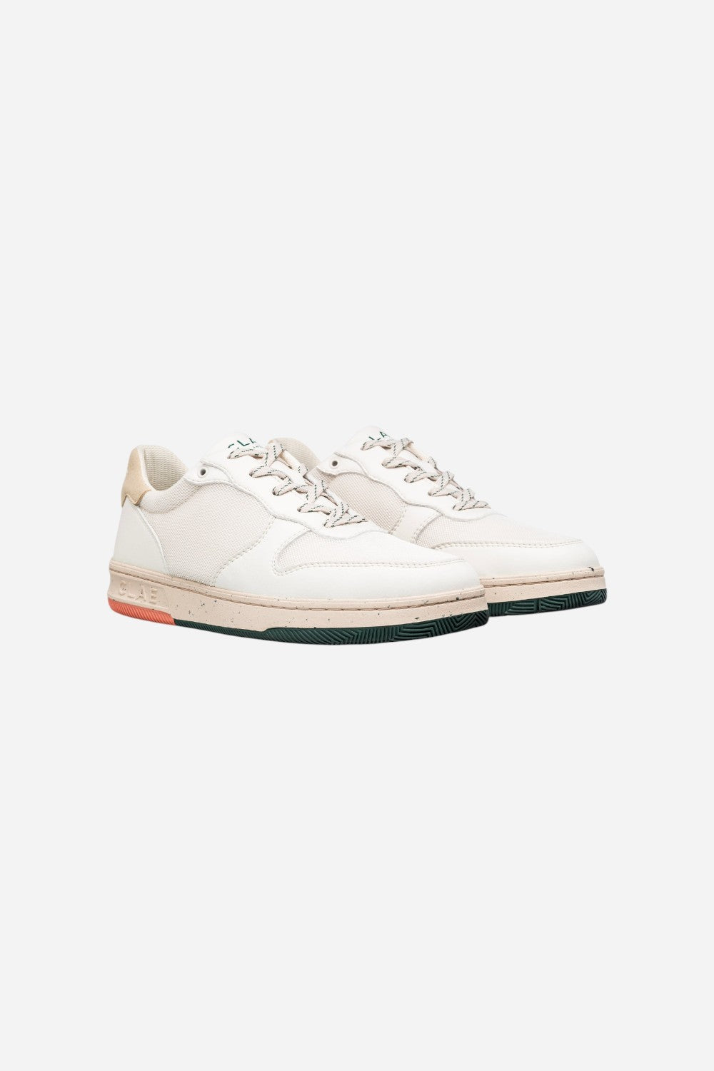 Clae Men's Malone Lite Sneakers in Off-White Trekking Green Sunset