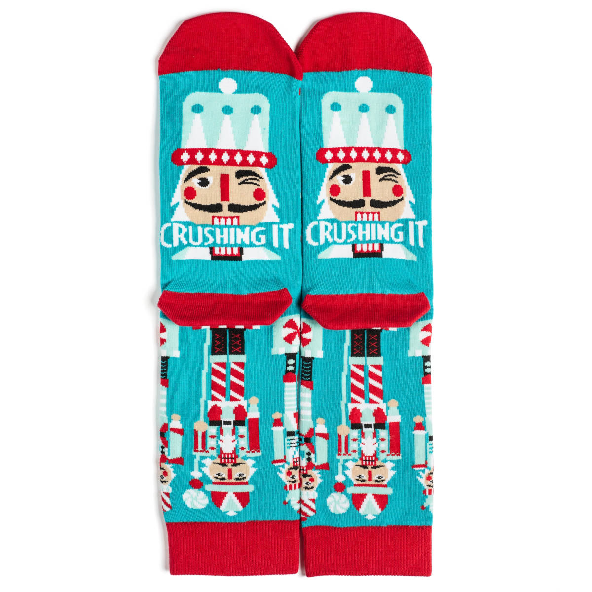 Lavley Crushing It (Nutcracker) Socks CHROME