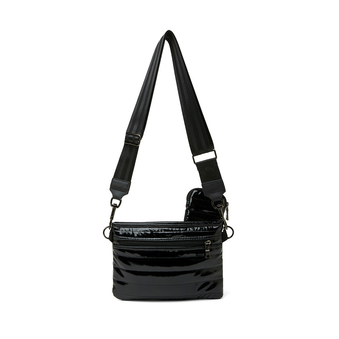 Think Royln Downtown Crossbody Black Patent One Size: Handbags