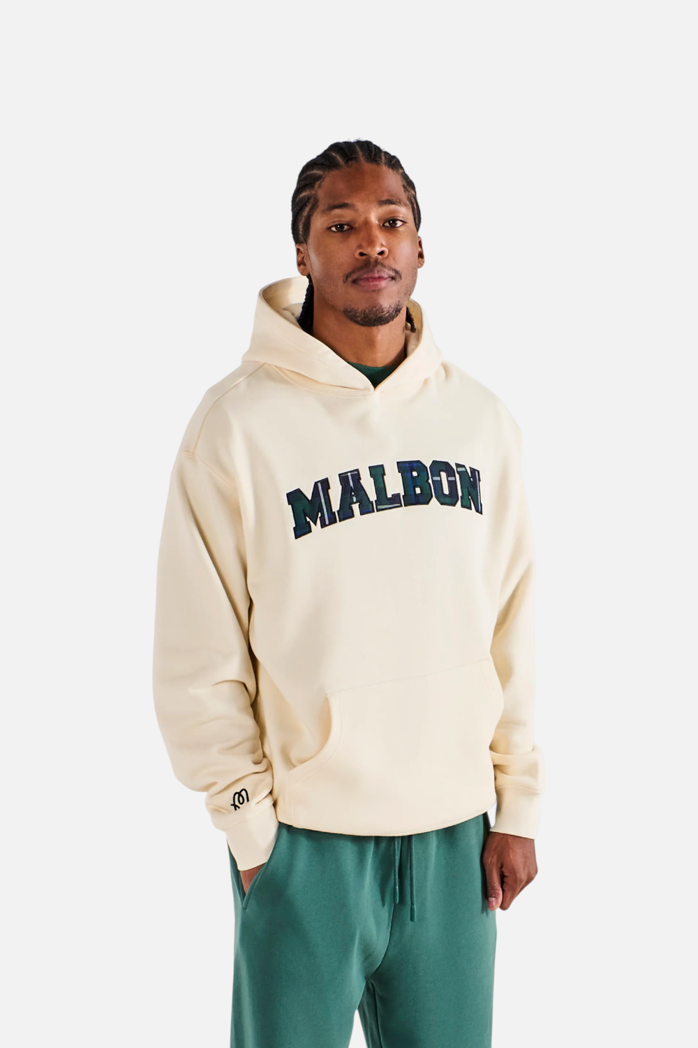 Malbon Golf Men's Fesque Preston Hoodie in Ivory – CHROME