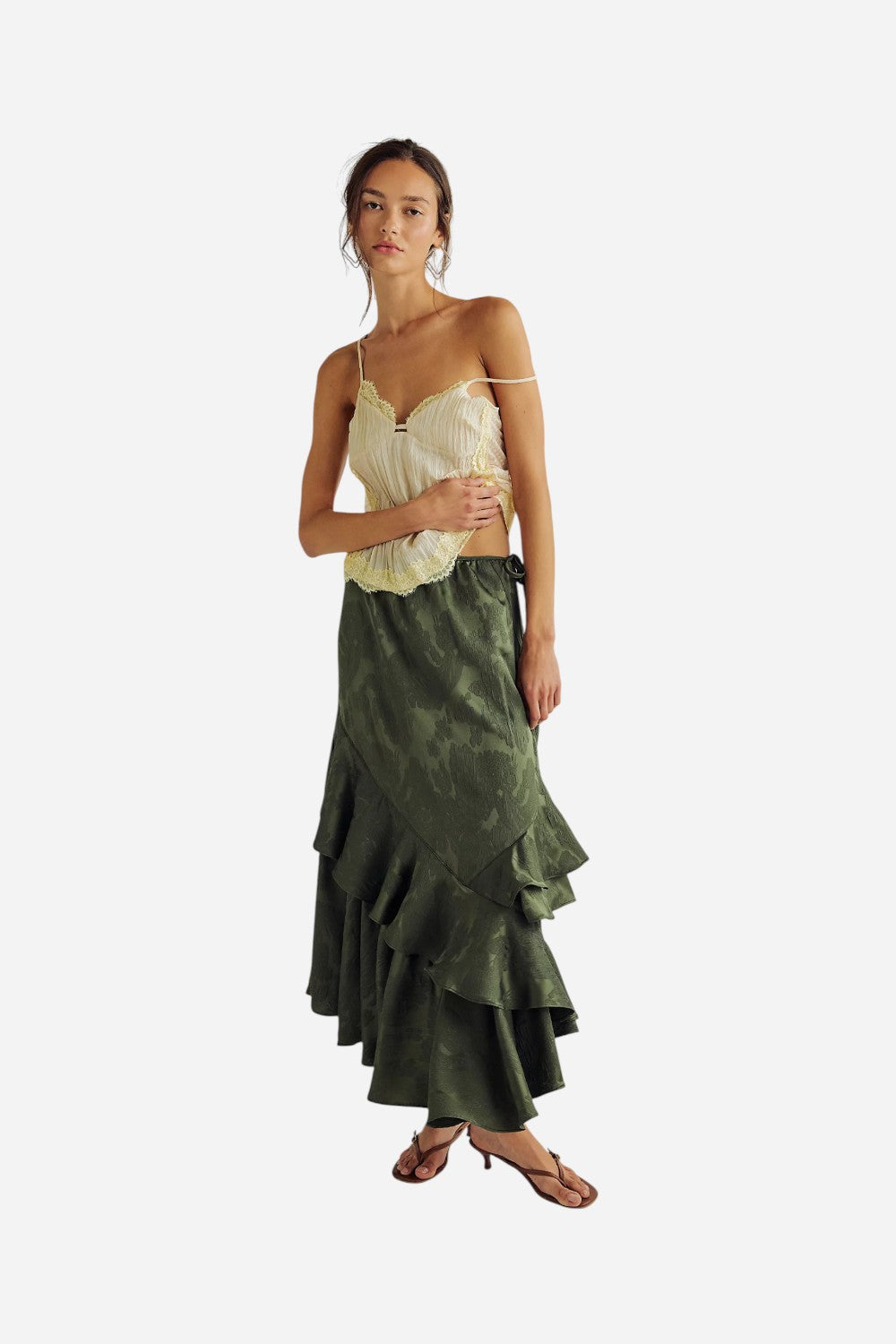 Free People Autumn Promenade Maxi Skirt, 6 Free People Autumn Promenade Maxi Skirt, 6