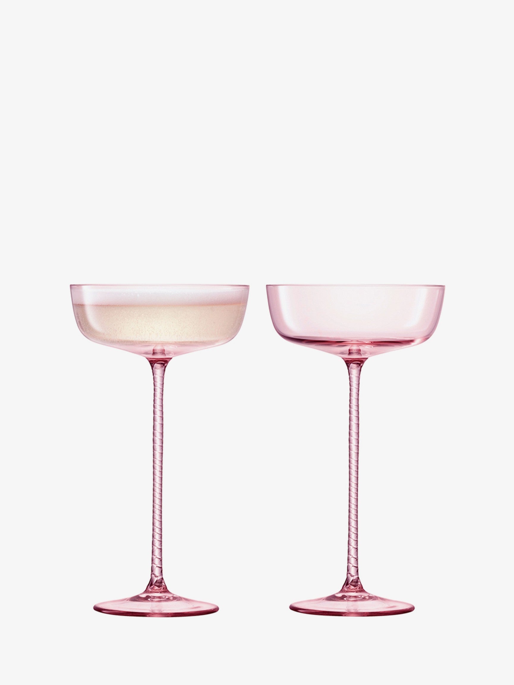 LSA International Champagne Saucer In Pink | shopchrome.com – CHROME