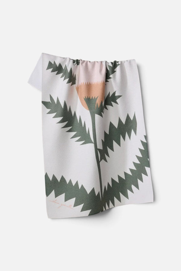 Geometry Towels Painted Patch Tea Towel