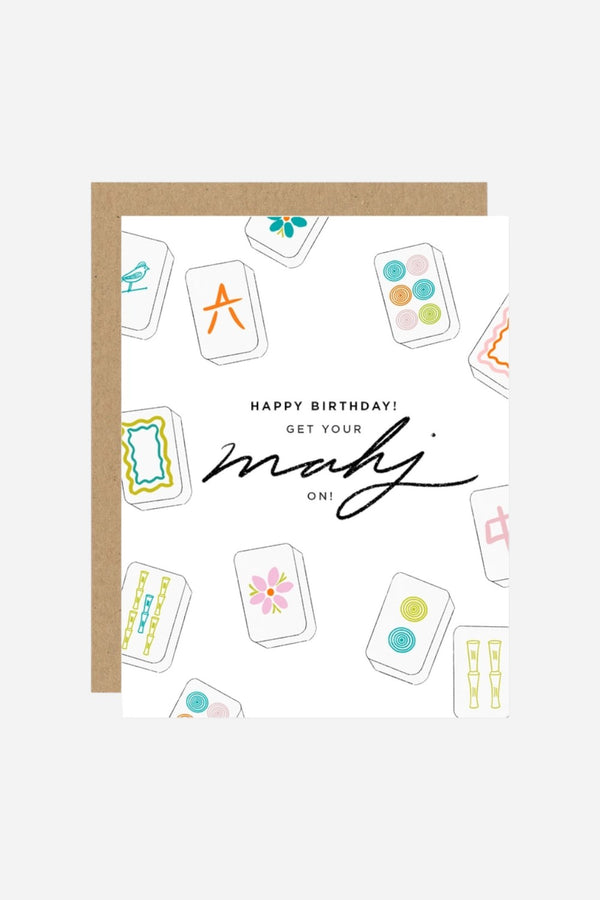 Maddon Mahjong Birthday Card