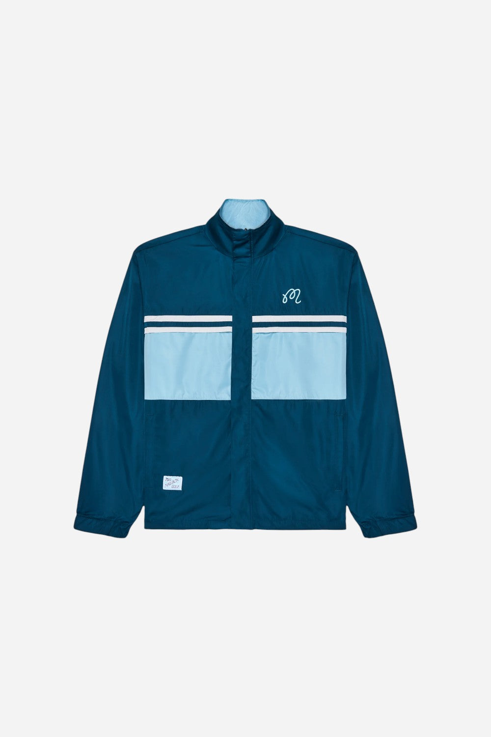 Malbon Golf Costanzo Windbreaker in Ocean – CHROME