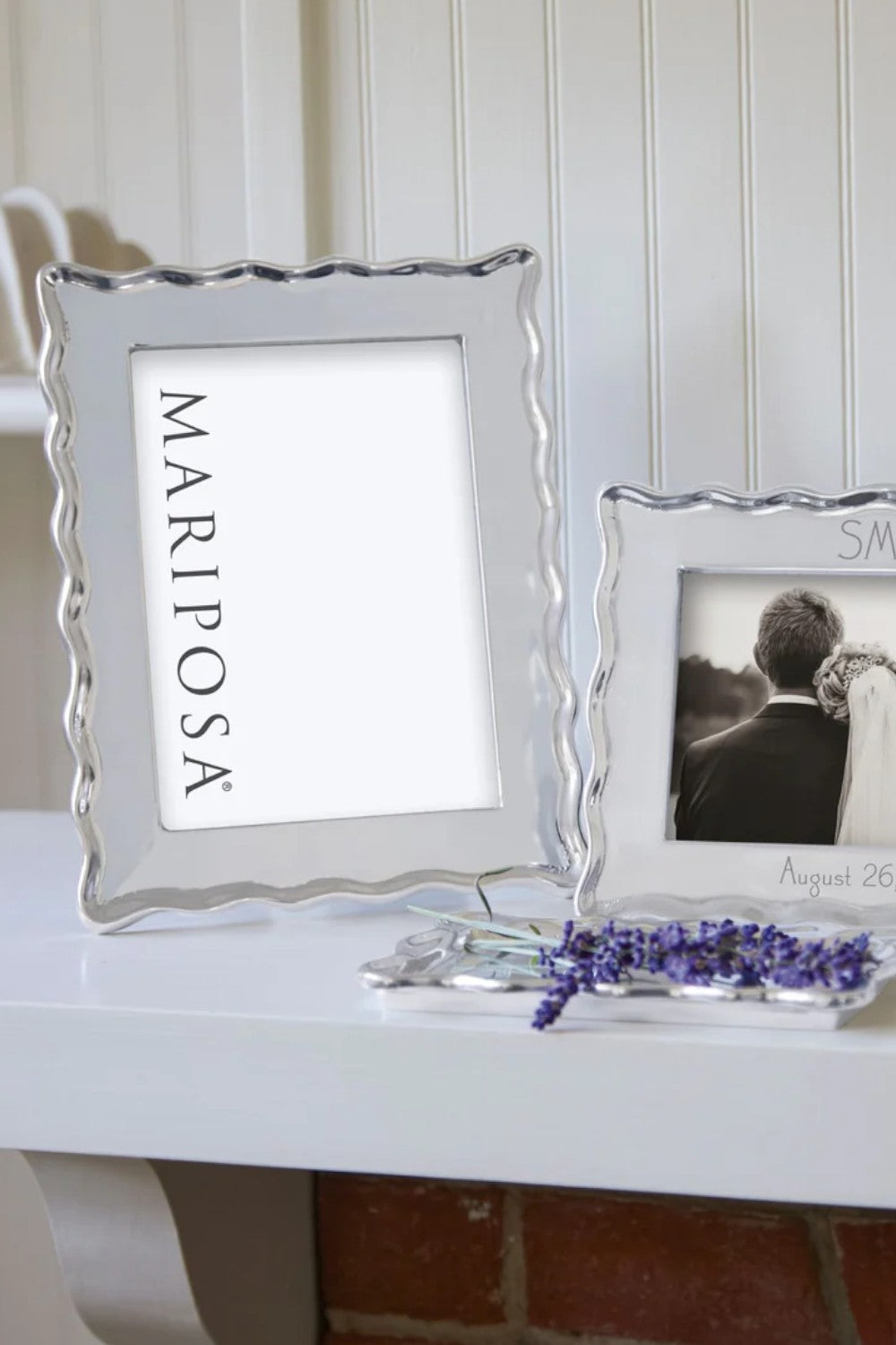 Mariposa Wavy 5x7 Engravable Frame main image 1
