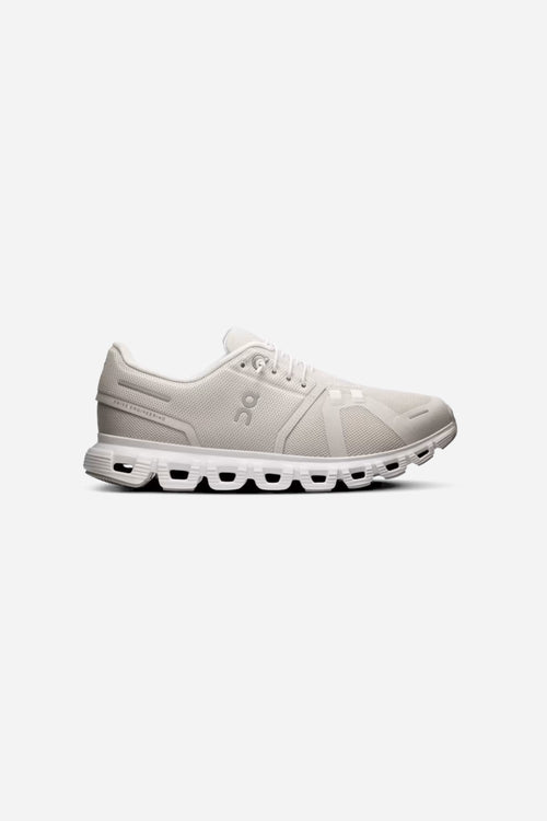 On Running Men's Cloud 6 in Pearl/White