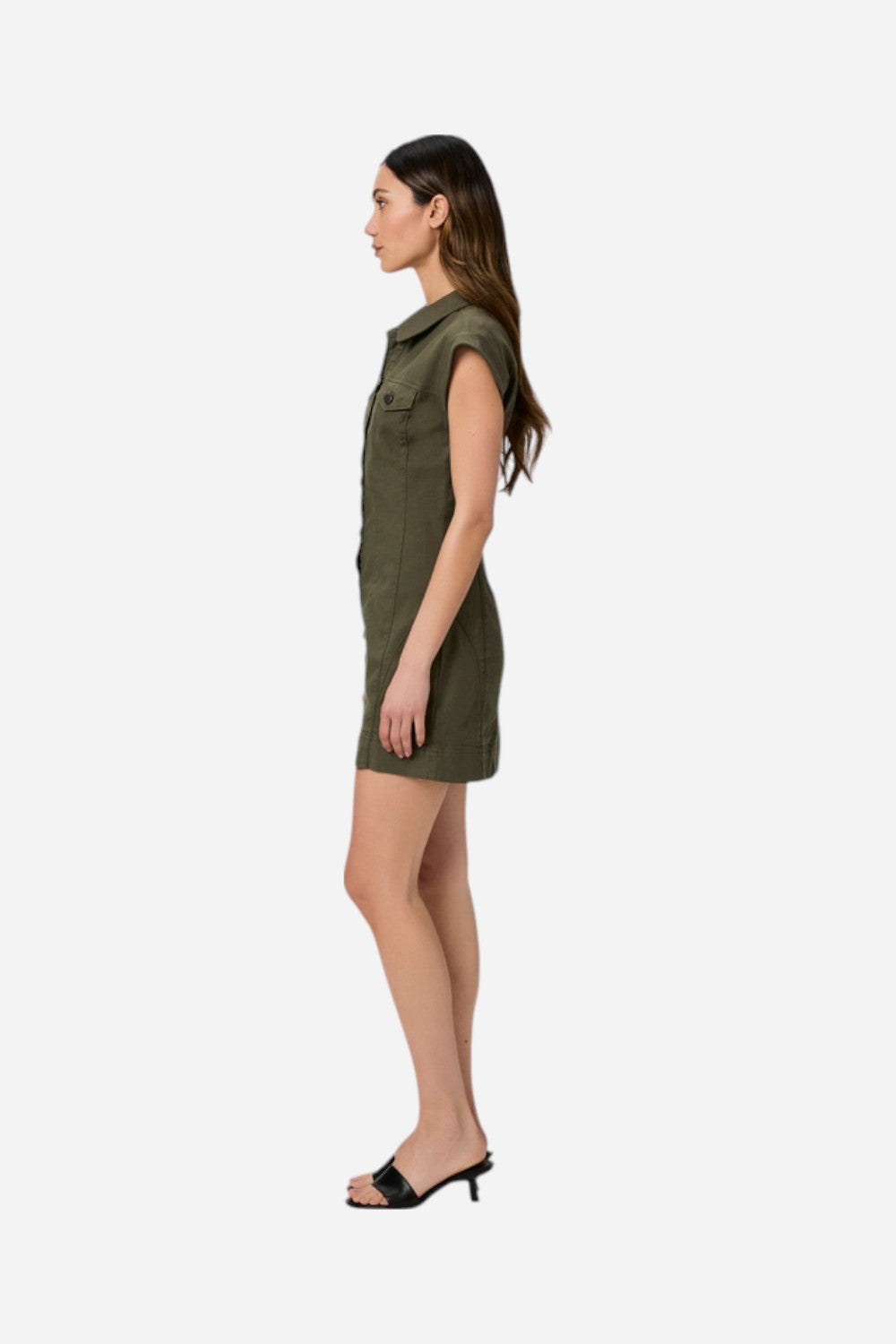 PAIGE Dekalb Dress in Green - Size 4 PAIGE Dekalb Dress in Green - Size 4