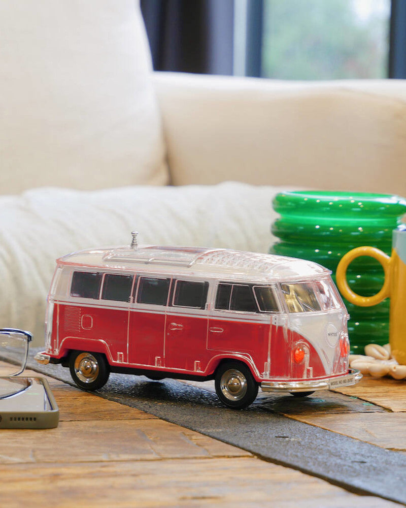 Steepletone UK LTD Retro Camper Van Speaker in Red CHROME