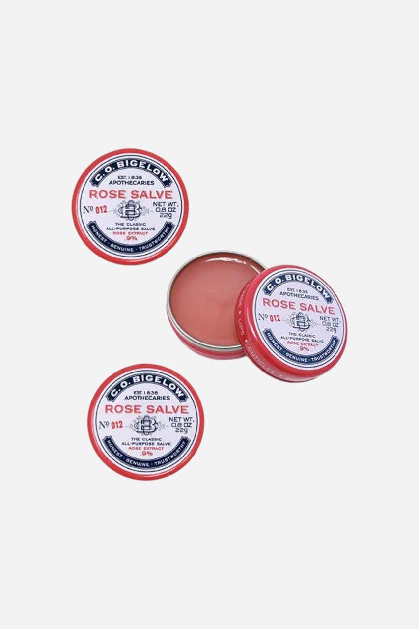 Bigelow Rose Salve Tin Trio