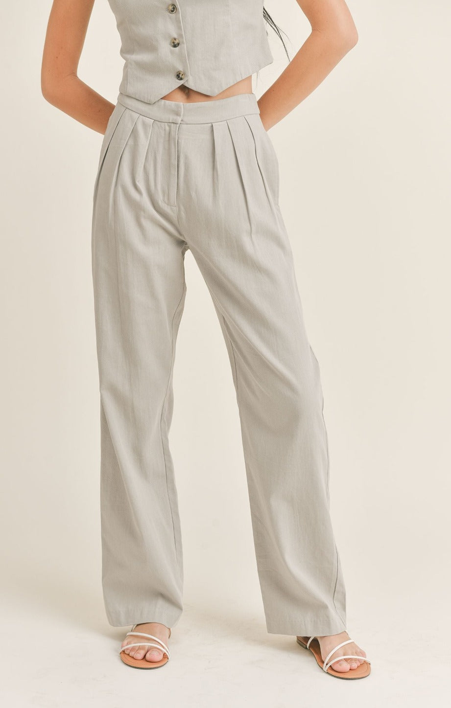 Winona Belted Trousers –