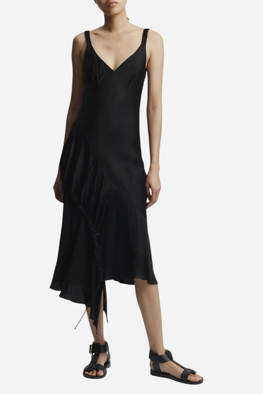 midi off shoulder black dress Black Off Shoulder Bodycon Midi Dress