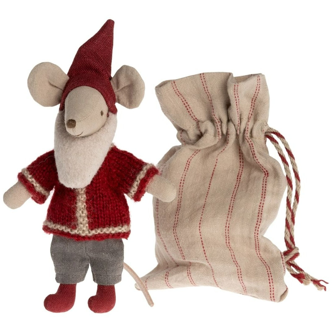 Maileg Santa mouse with box