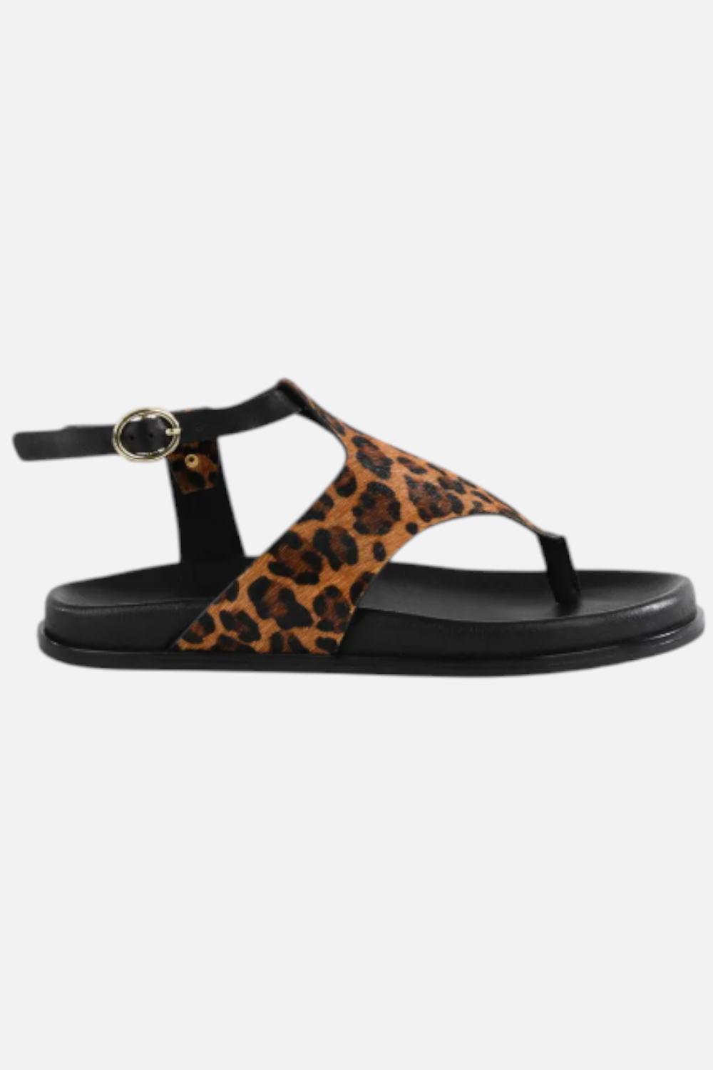 Seychelles In The Zone Ankle Strap Leopard Sandal – CHROME
