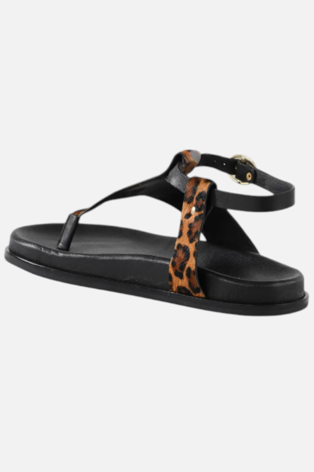 Seychelles In The Zone Ankle Strap Leopard Sandal – CHROME