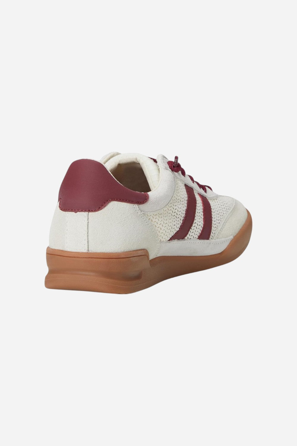 Steve Madden Women's Madrid Sneaker - Burgundy Casual Fashion Sneakers