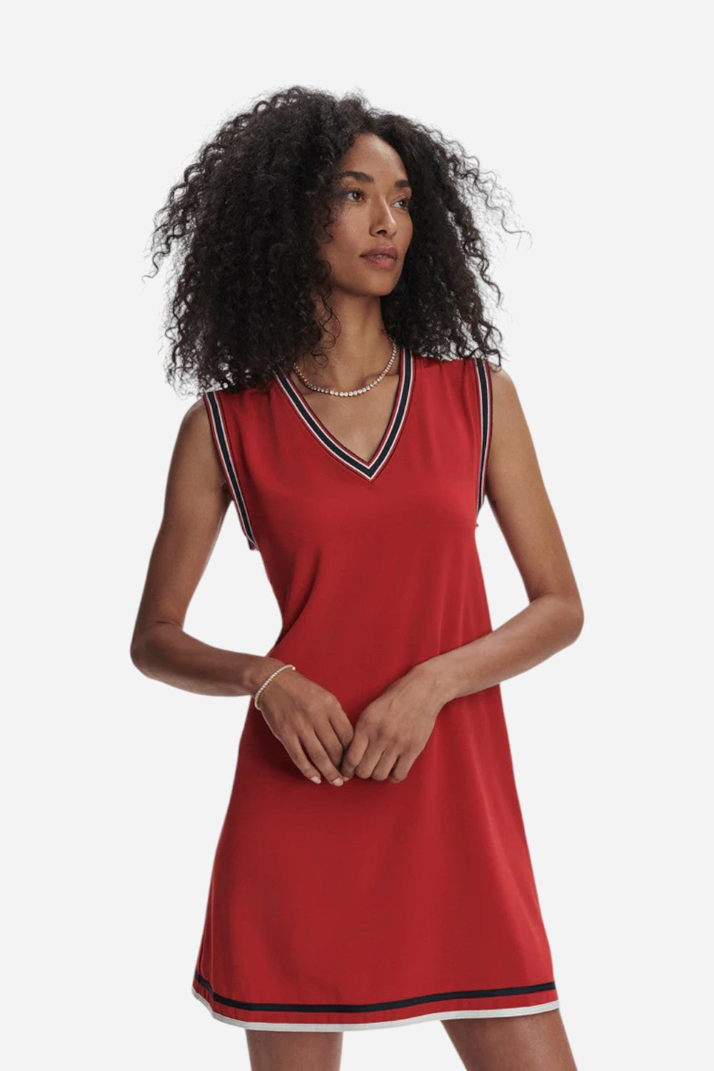 Varley Amanda 2.0 Court Dress in Red Varley Amanda 2.0 Court Dress in Red