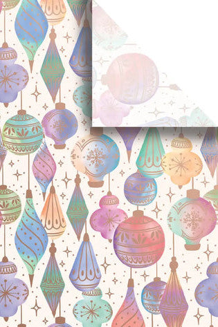 Watercolor Ornaments Printed Tissue Paper