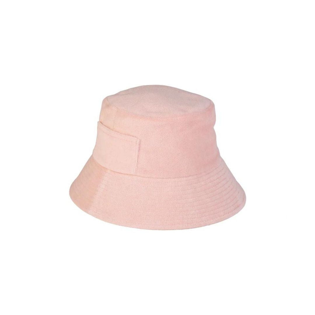 Lack of Color Wave Bucket Hat in Baby Pink Terry – CHROME