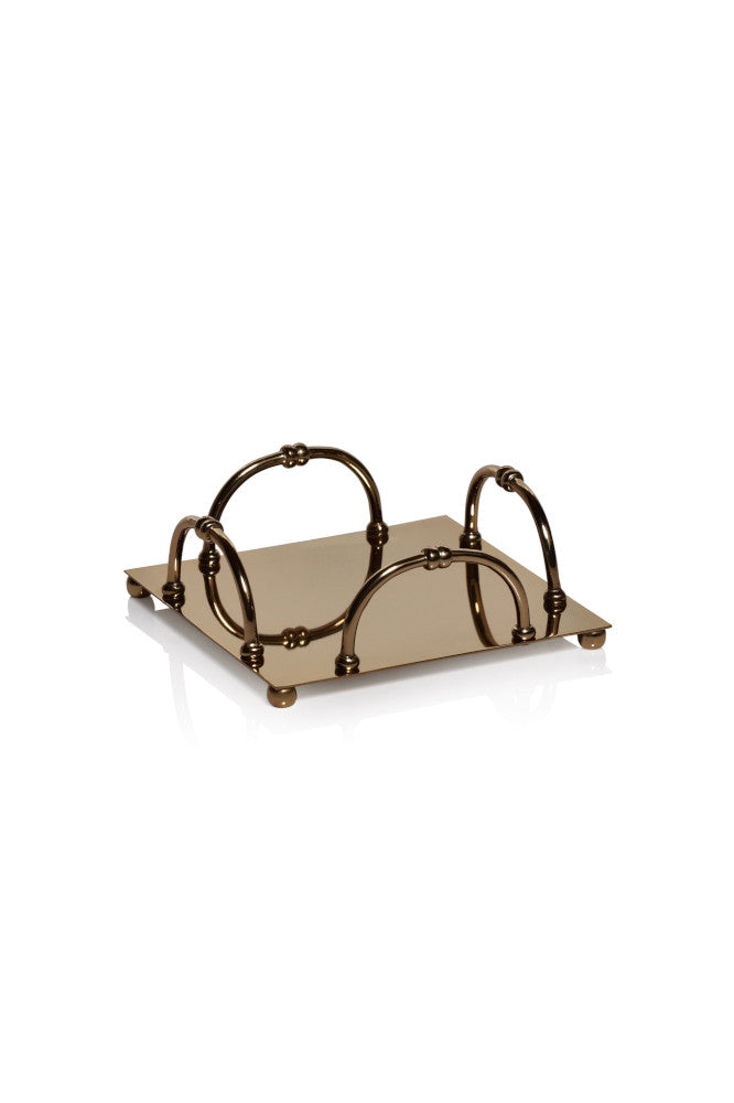 Zodax Alessia Cocktail Napkin Holder in Bronze CHROME
