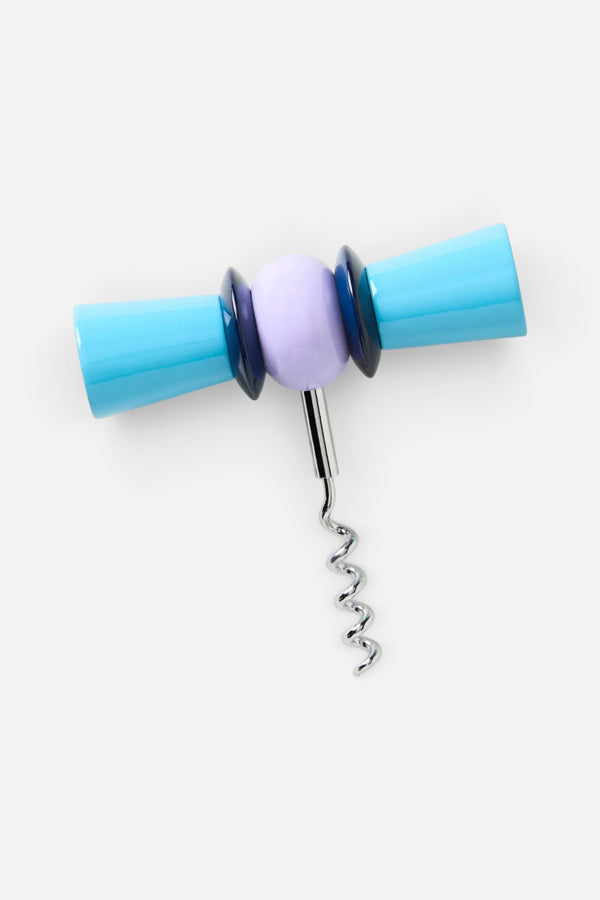 Addison Ross Corkscrew in Aqua and Lilac