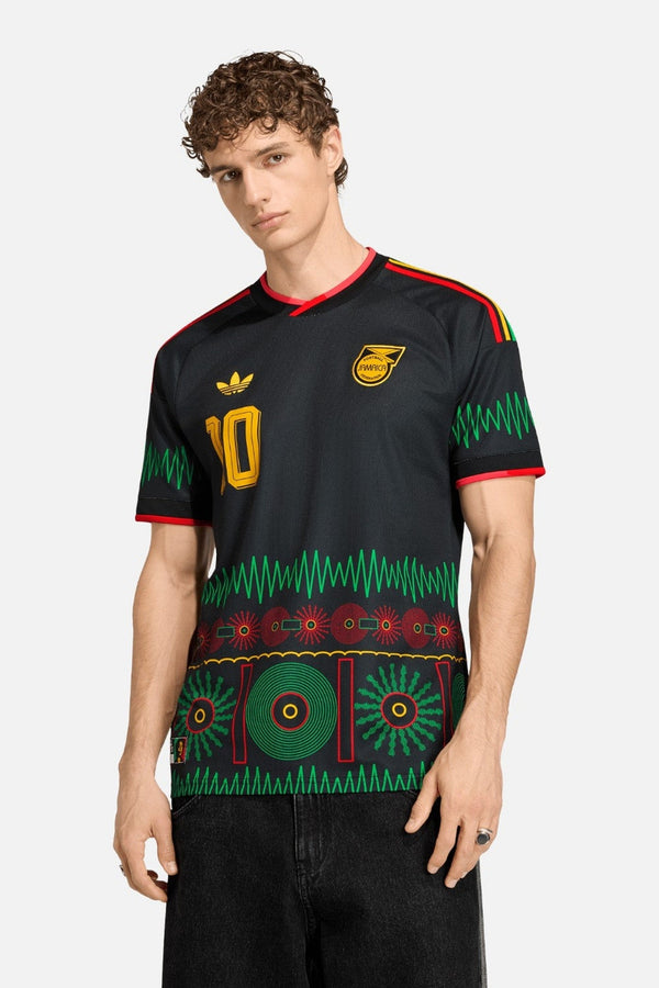 Adidas Jamaica 26 x Bob Marley Away Jersey in Black & Gold