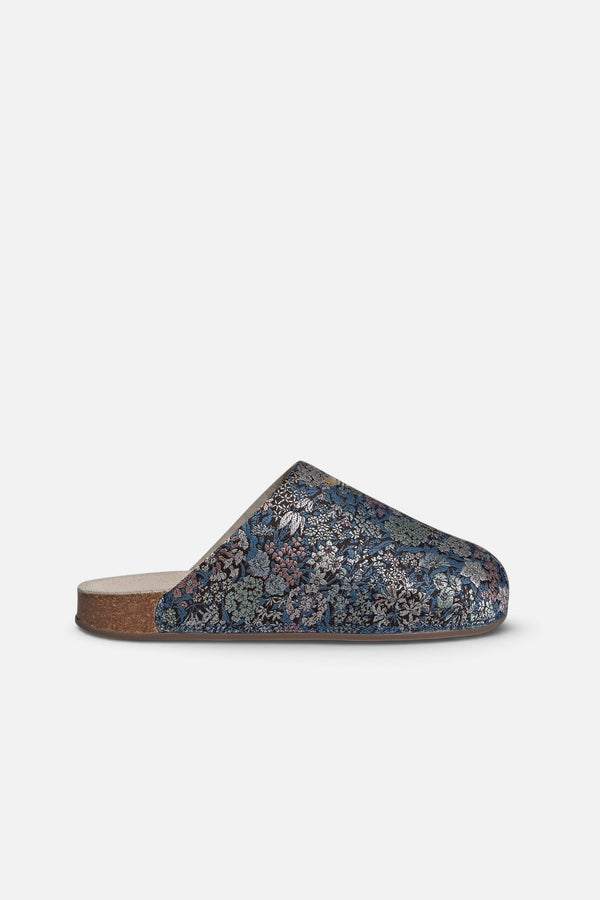 Adidas Women's Adimule x Liberty London in Wonder Beige, Gold Metallic, and Gum