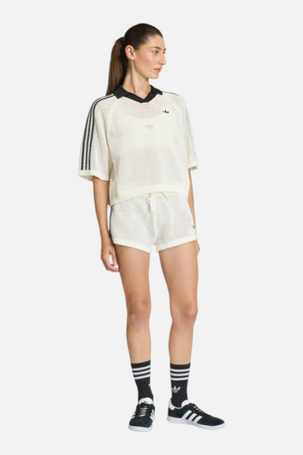Adidas Women's Knitted Crochet Shorts