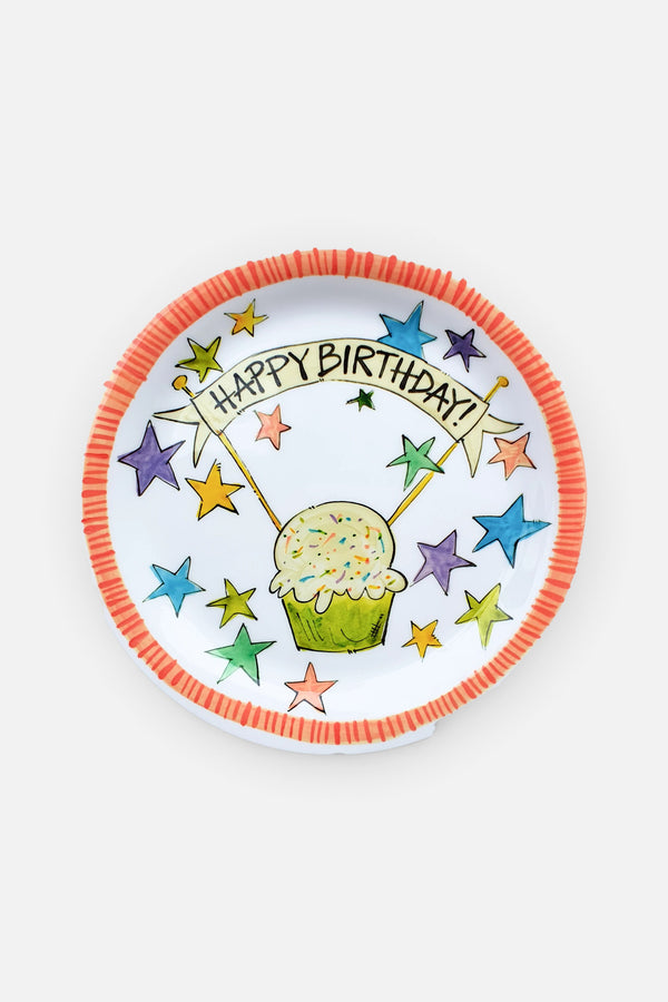 Always Relish Happy Birthday Cupcake Plate