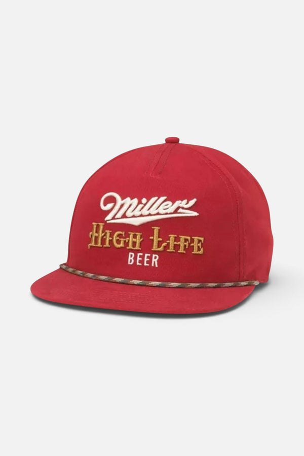American Needle Miller High Life Coachella Hat in Wine