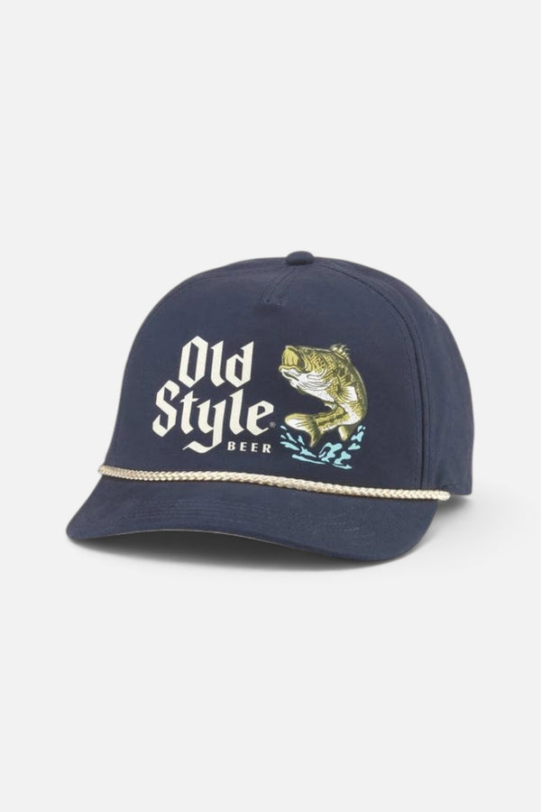 American Needle Old Style Canvas Cappy Hat in Navy
