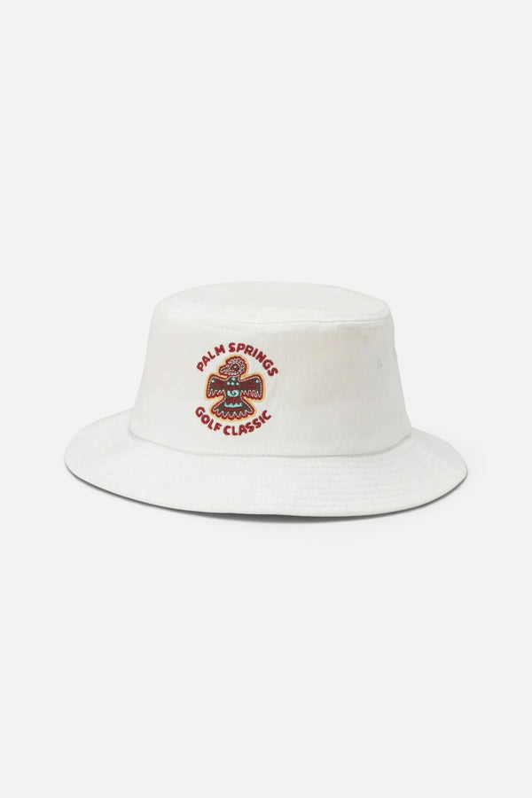 American Needle Palm Springs Twill Bucket in White