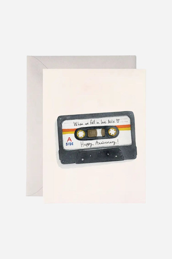 Anniversary Mix Tape Greeting Card