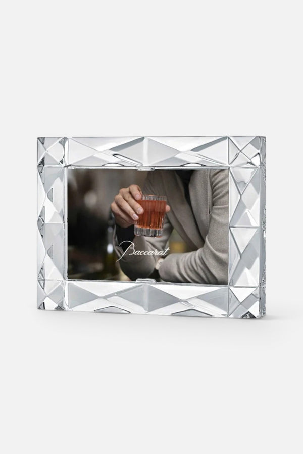 Baccarat Louxor Horizontal Photo Frame in Clear - 4 x 6