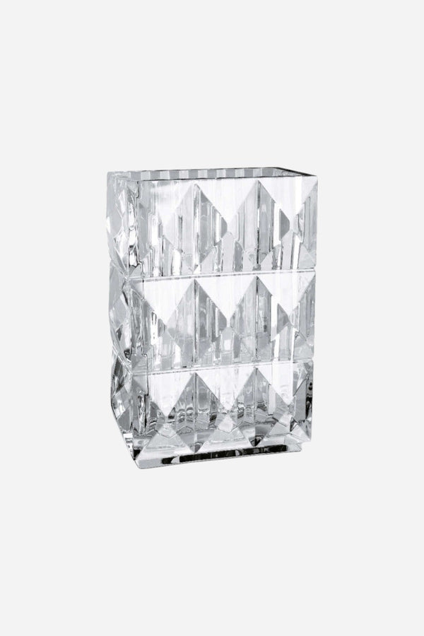 Baccarat Louxor Rectangular Vase in Clear