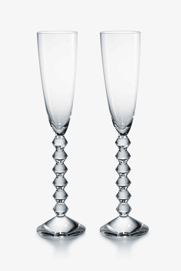 Baccarat Vega Flutissimo Flutes in Clear, Set of 2