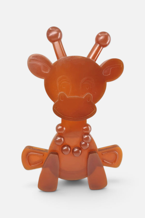 Bambeado Little Bamber Teether in Natural Rubber & Baltic Amber