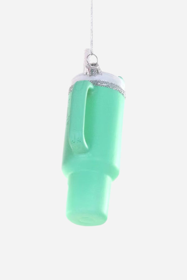Beverage Tumbler Ornament in Green