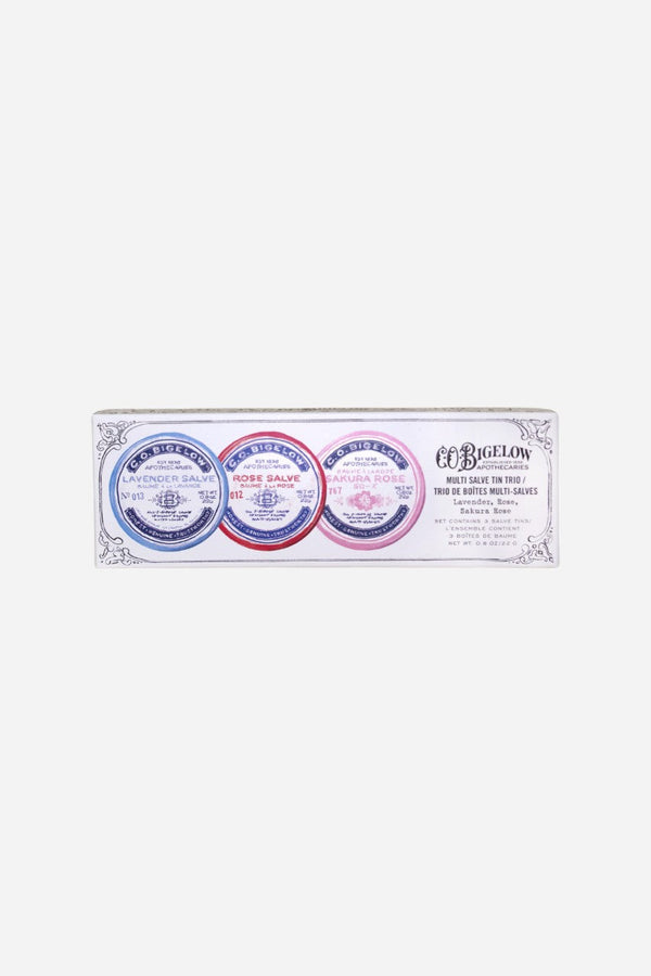 Bigelow Assorted Salve Trio Box (Rose, Lavender, Sakura Rose)