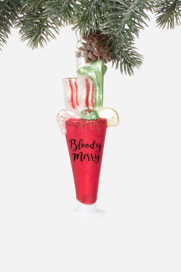 Bloody "Merry" Ornament