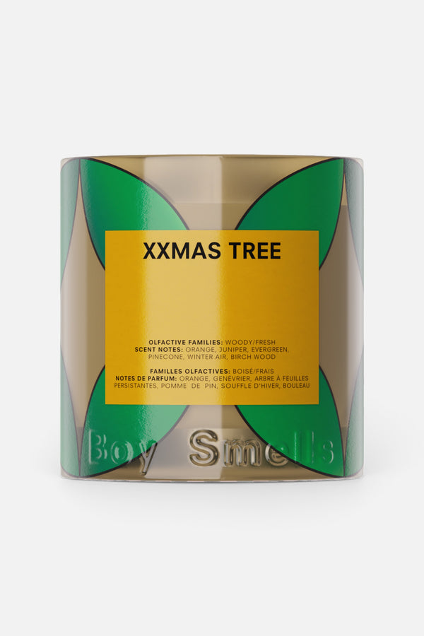 Boy Smells XXmas Tree Candle
