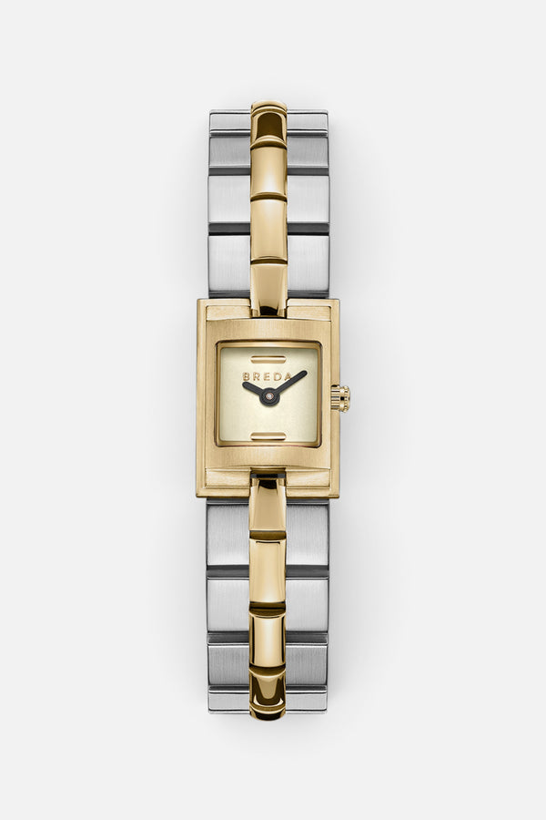 Breda Relic Bracelet Watch in Gold/Silver/Ivory